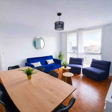 Spacieux Et Moderne 3 A 10 Min De Rouen Apartament