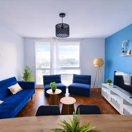 Spacieux Et Moderne 3 A 10 Min De Rouen Apartament