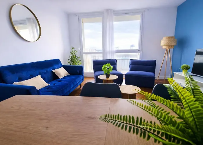 Апартаменты Spacieux Et Moderne 3 A 10 Min De Rouen